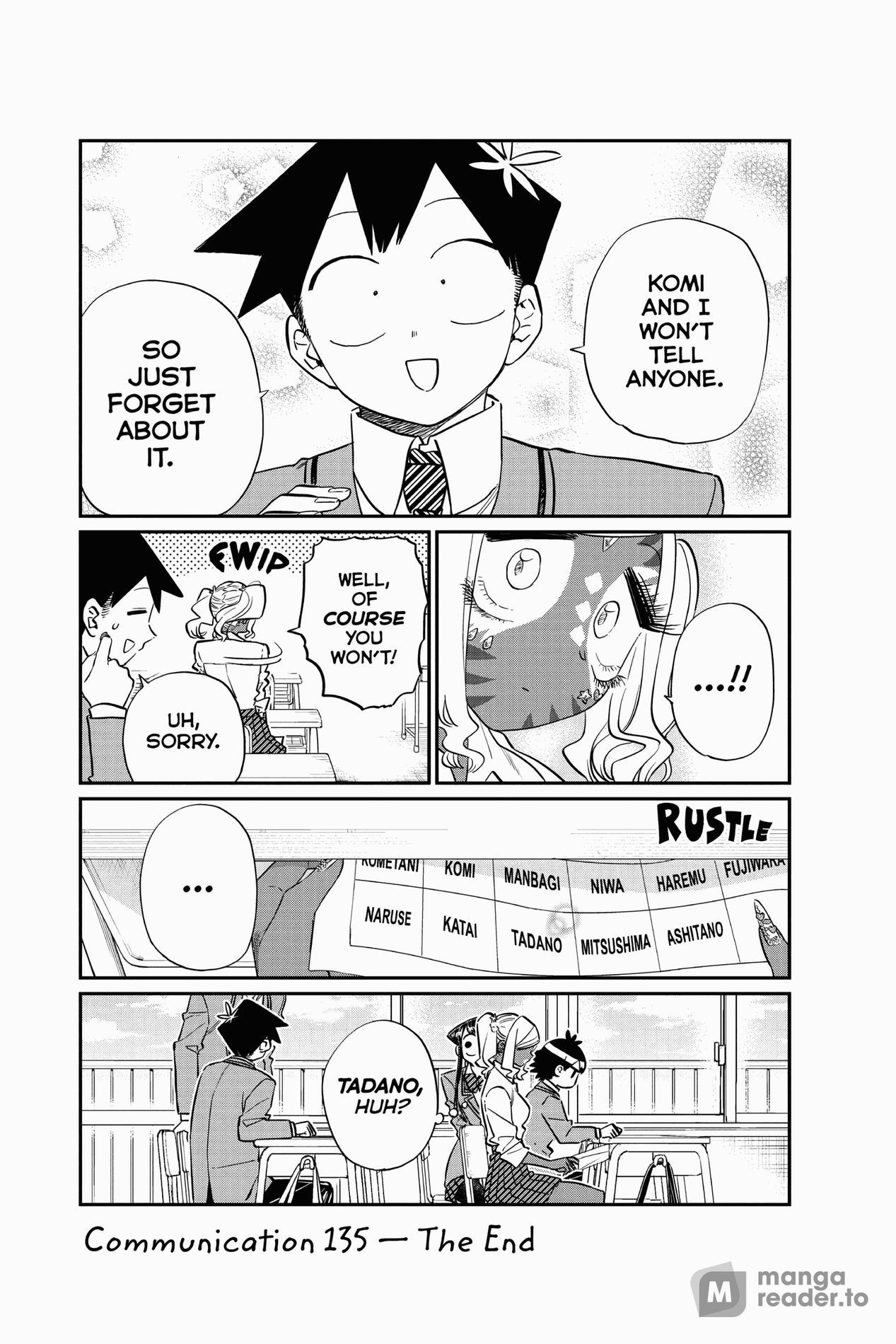 Komi Can’t Communicate, Chapter 135 image 4